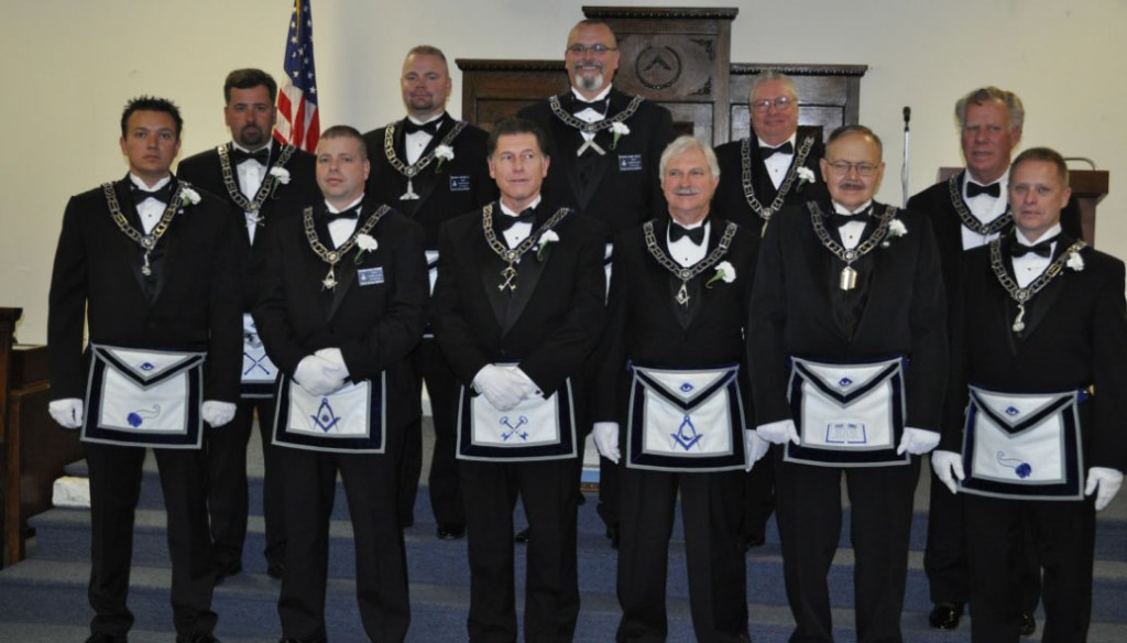 2013 Officers of Unity Lodge No. 146: Dennis Mark Haas - Worshipful Master; Melton Jewell Roland, Jr. - Senior Warden; Harry Wesley Hammack, Jr. - Junior Warden; Stephen Craig Wheeler - Treasurer; Charles Randal Seaford - Secretary; Joseph Paul Plazio - Senior Deacon; Luther William Wheat - Junior Deacon; Larry MacRae Funk - Chaplain; Joseph Embree - Senior Stewart; Cory Bradford Michael - Junior Steward; Edward Neal Powell, Jr. - Marshal; Edward Neal Powell, Sr. - Tiler