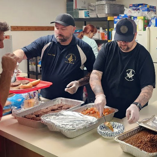 Freemasons cook up a feast for friends in&nbsp;need!