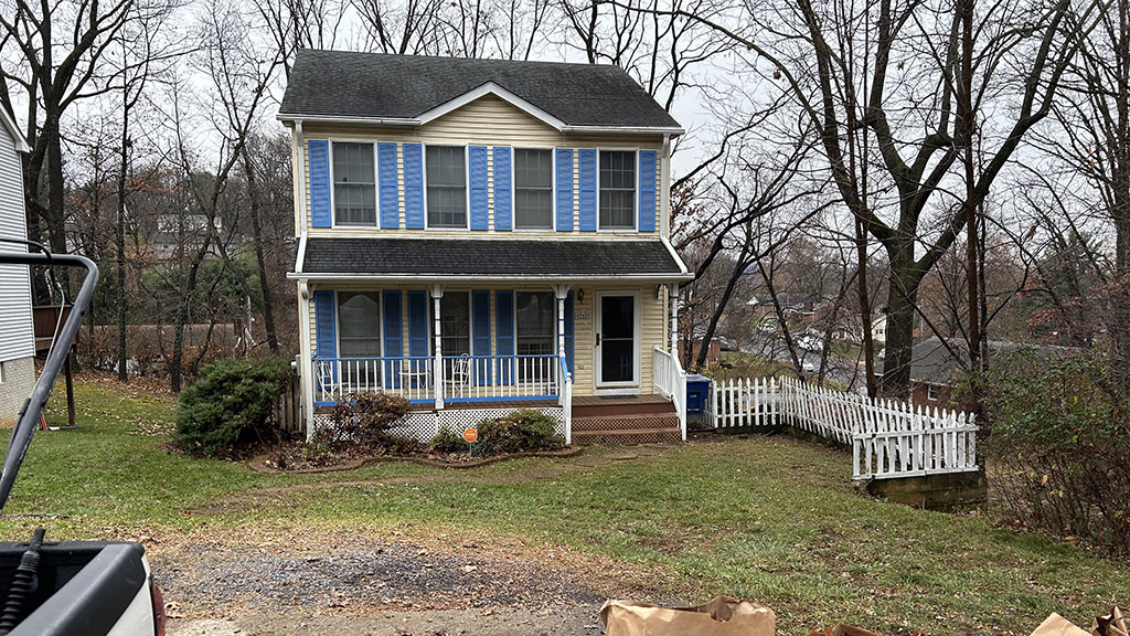 Brother Robbie Johnsons house is ready for winter.