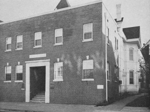 The Lodge Building on East Main Street in Front Royal, Virginia on December 5, 1970