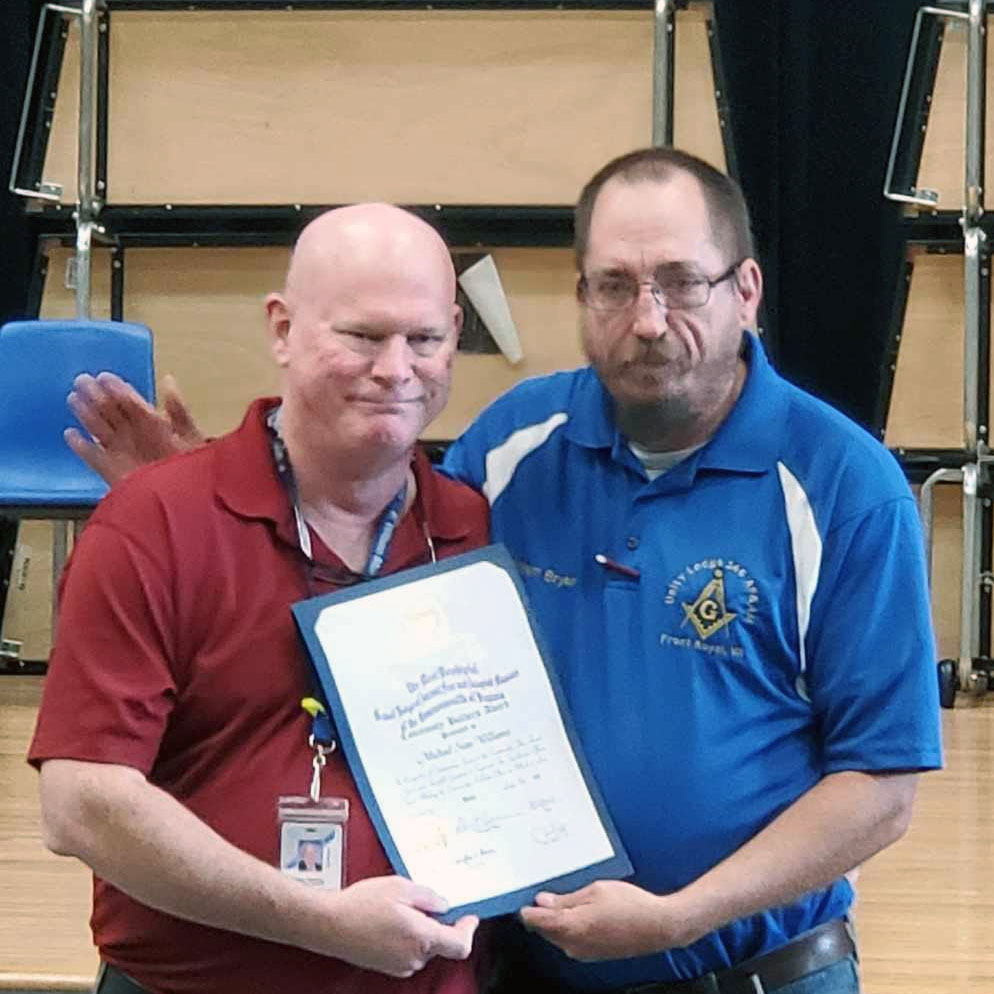 Unity Masonic Lodge 146 Honors Michael S. Williams with Community Builders&nbsp;Award