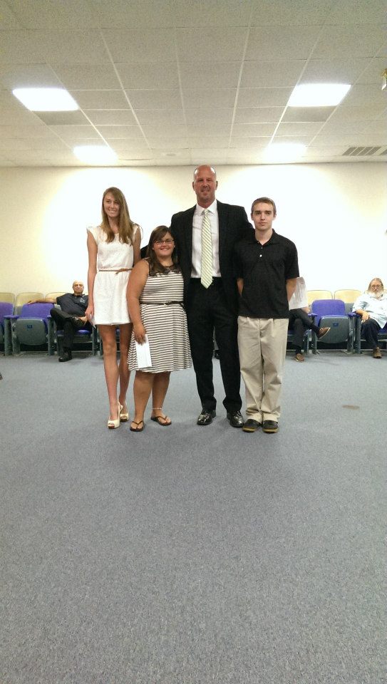 2013 Scholarship Recipients with Scott Cabazolo