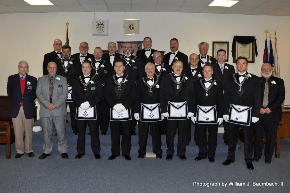 Lodge Officers with Dennis Haas , Bret Hrbek, Raymond Mickey Moats, Joel D. Ratliff, Jeph Embree, Joe Plaz