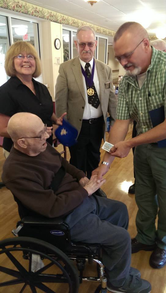 with Dennis Haas at Lynn Care Center