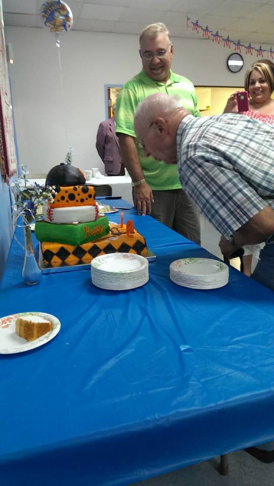 Bill Woods 90th Birthday Cake