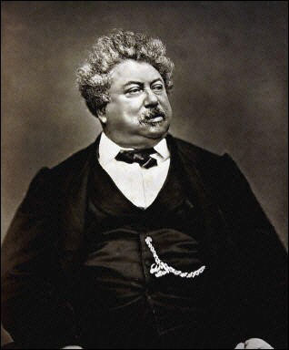 Portrait of Brother Alexandre Dumas aka Dumas Davy de la Pailleterie aka Dumas père - French novelist and playwright - mason