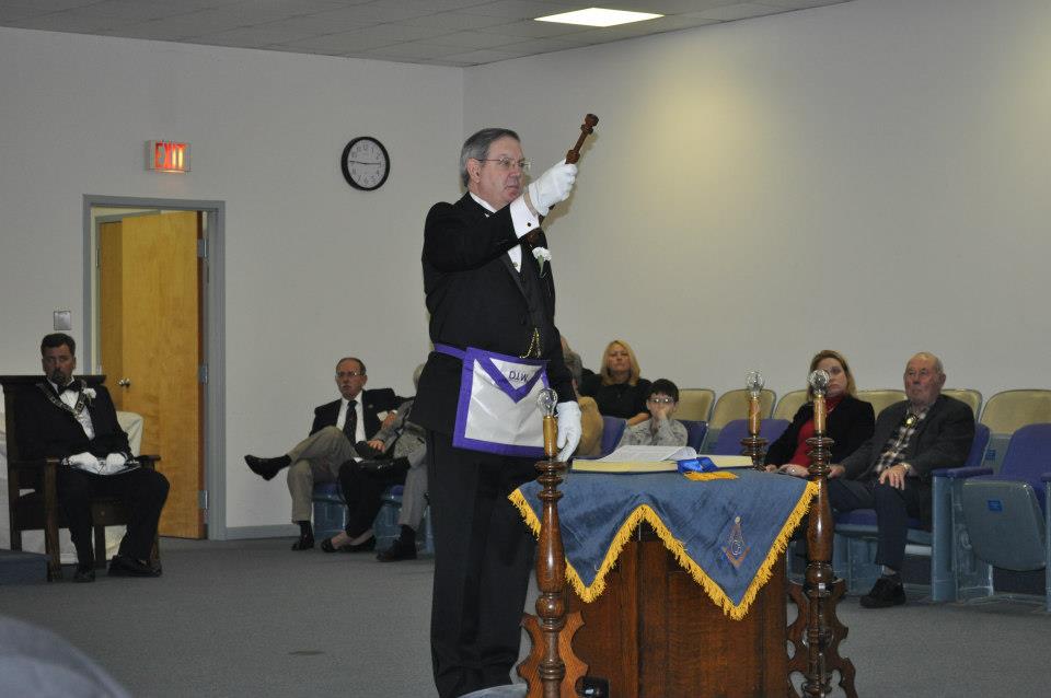 Brother Davidson ends the ceremony.