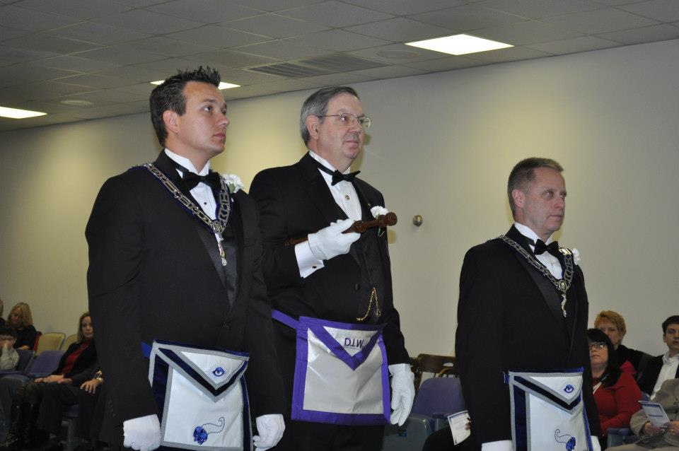 Brother Davidson with Cory Michael (Junior Steward) and Jeph Embree (Senior Steward)