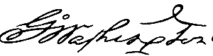 George Washington's signature