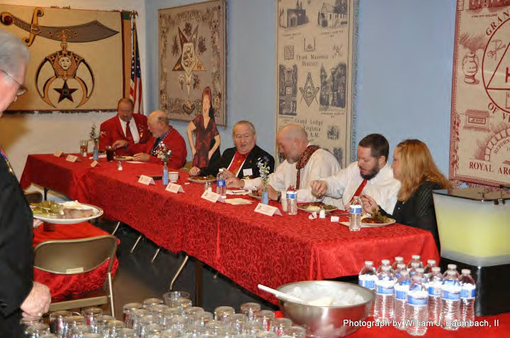 Dinner - Grand High Priest Official Visit - Photograph by William J. Baumbach, II