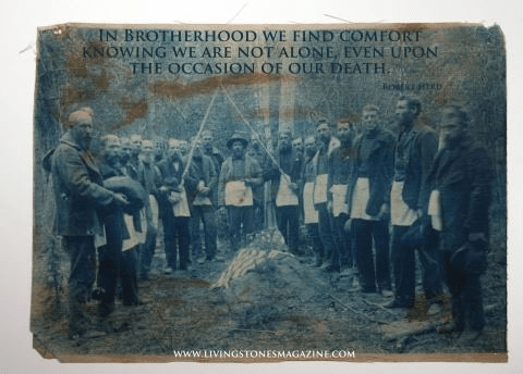 In brotherhood we find comfort knowing we are not alone, even upon the occasion of our death. - Robert Herd
www.livingstonesmagazine.com