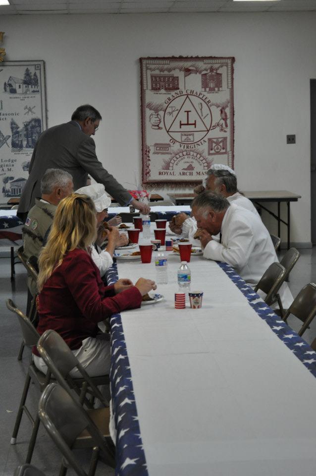 Dinner before the June Stated. - at Unity Masonic Lodge No. 146 AF & AM.