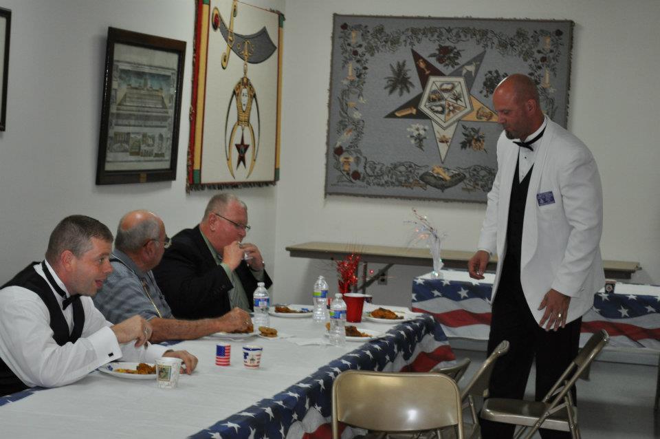 Dinner - with Joe Plaz and Scott Cabazolo at Unity Masonic Lodge No. 146 AF & AM.