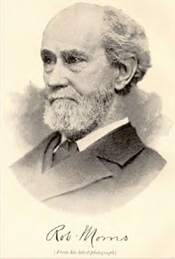 Portrait of Dr. Robert Morris 1818-1888 Poet Laureate of Masonry