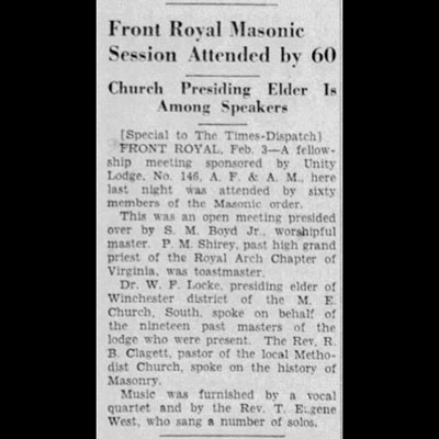 A Meeting of 60 Masons And&nbsp;Music