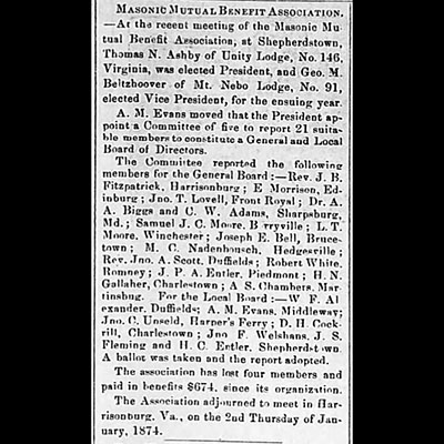 Masonic Mutual Benefit Association