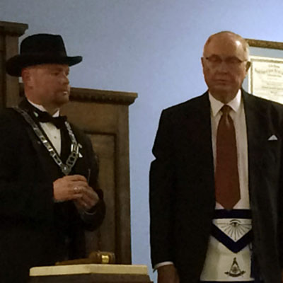 Wor. Mick Roland honors Ronald Grant&nbsp;McManus