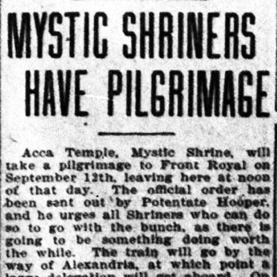 Mystic Shriners Have&nbsp;Pilgrimage