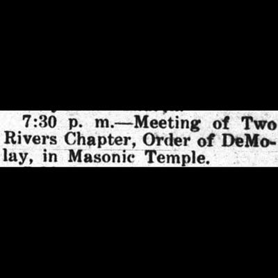 DeMolay Meeting