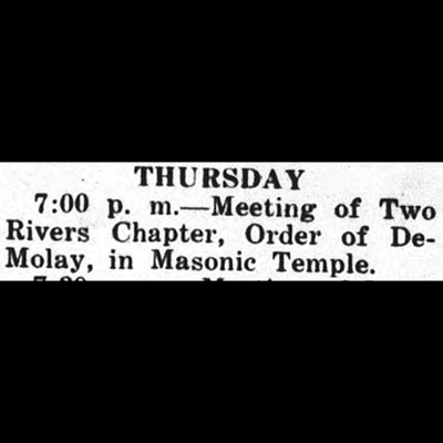 DeMolay Meeting