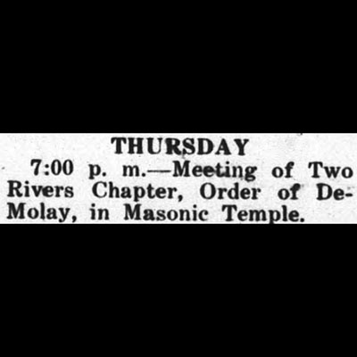 DeMolay Meeting