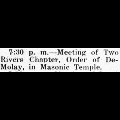 DeMolay Meeting