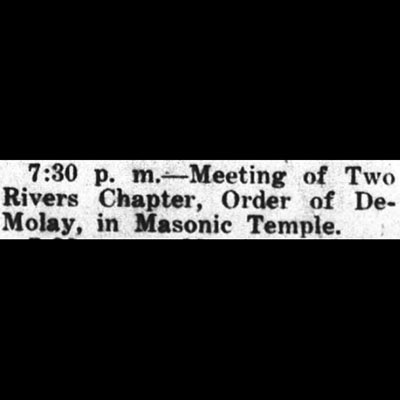 DeMolay Meeting
