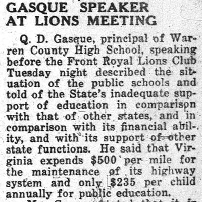 Gasque Speaker At Lions&nbsp;Meeting